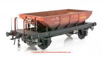 4362 Heljan Catfish Ballast Hopper Wagon number DB992661 in BR Gulf Red livery - weathered